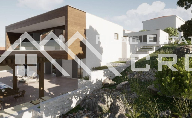Modern villa with an impressive view, in a charming bay on the Rogoznica Riviera, for sale (1)