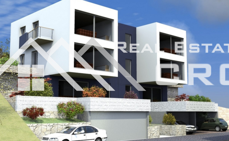 Omis properties - Building land with a marvellous view, building permit and project included, surroundings of Omis, for sale