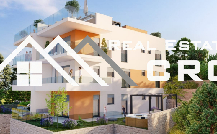 Trogir properties - Two-bedroom apartments in a new building boasting modern architecture and an excellent location, near the sea and amenities, for sale