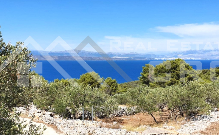 Large building plot in a peaceful environment with a gorgeous view of the sea, for sale (1)