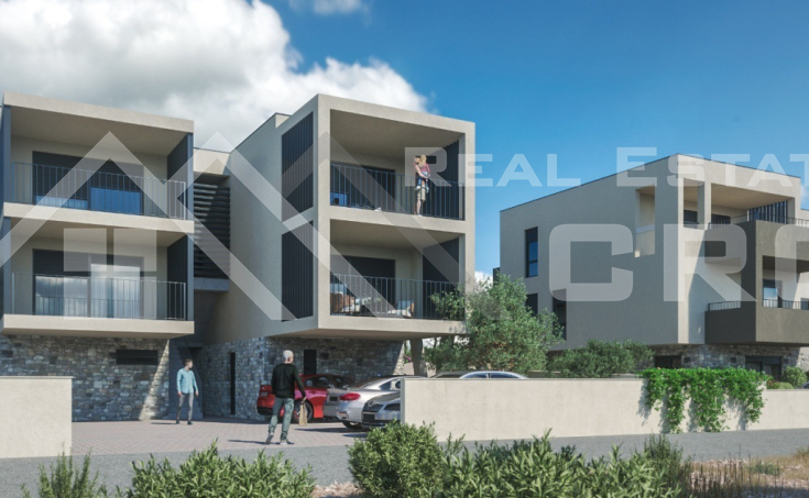 Sibenik Immobilien – Geräumige Wohnungen mit überdachten Terrassen in einem Neubauprojekt in Brodarica, zum Verkauf