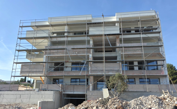 Two-bedroom apartments in a new development