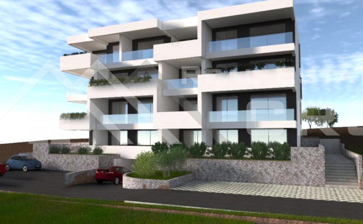 Ciovo Immobilien – Zwei-Zimmer-Wohnungen in einem Neubau mit Garage, Aufzug und Swimmingpool, zum Verkauf