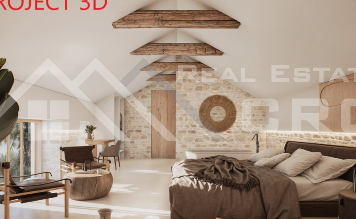 Historic stone house with a renovation project for a luxury villa, for sale (2)