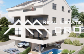 Attractive apartments in a new building with terraces, shared pool, and sea views for sale