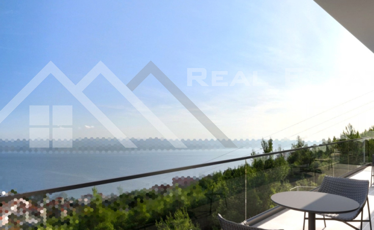 Modern villa in a quiet location with a panoramic sea view, surroundings of Omis, for sale (2)