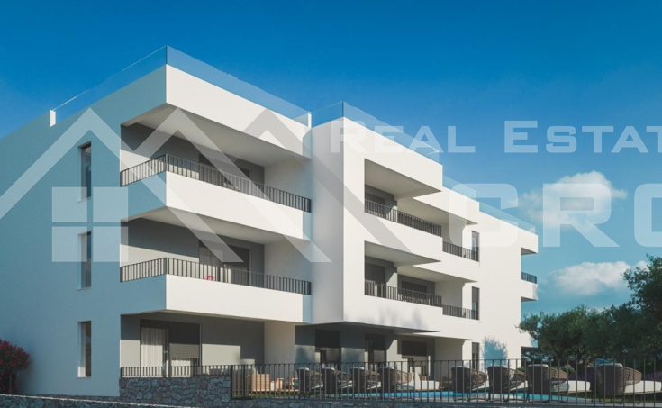 Apartments placed in a new residential building with a shared pool and garage, for sale (4)