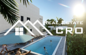 Modern apartments in a new development with a pool and garage, placed near the sea