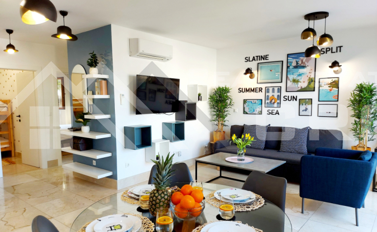 Čiovo Real Estate - Two-bedroom apartment with a large covered terrace and a swim (3)
