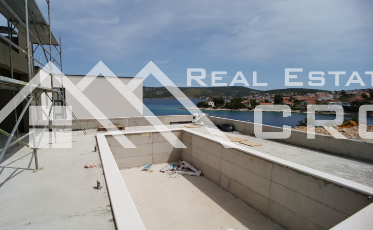 Modern villa under construction with a beautiful sea view, vicinity of Rogoznica