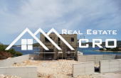 Modern villa under construction with a beautiful sea view, vicinity of Rogoznica