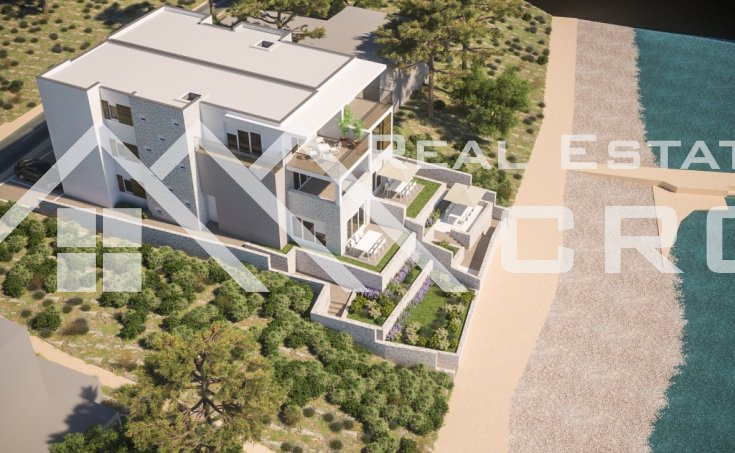 Apartments under construction for sale, first line to the sea, surroundings of Sibenik (6)