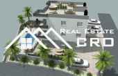 Apartment under construction with garden and beautiful sea view for sale, Ciovo Island