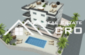 Apartment under construction with garden and beautiful sea view for sale, Ciovo Island