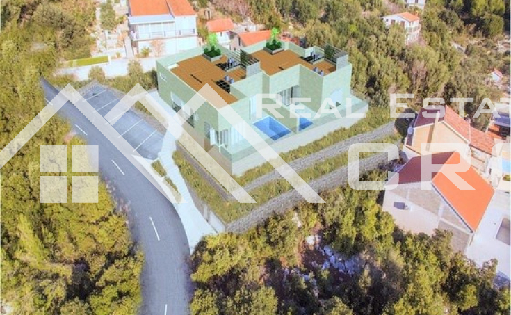 Building land with the project for sale, Korcula Island (2)
