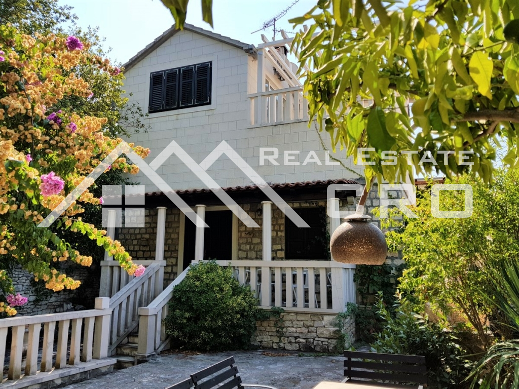 Brac properties House with sea view in Sutivan on Brac Island, for