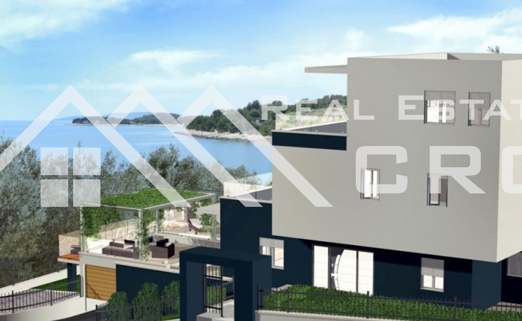Ciovo properties – Newly built luxurious villa with sea view, for sale