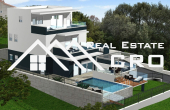 Ciovo properties – Newly built luxurious villa with sea view, for sale
