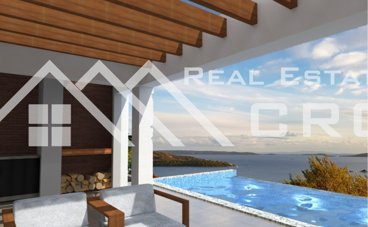 Luxurious villa under construction with beautiful sea view (3)
