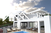 TG811, Trogir properties – Luxurious villa under construction with beautiful sea view, for sale