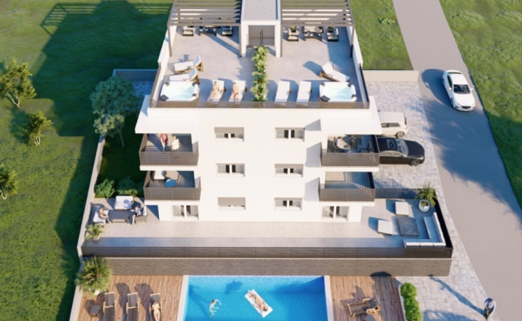 Apartments under construction with beautiful sea view (1)