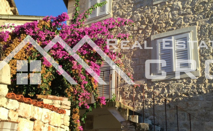 SUTIVAN PROPERTIES – Renovated stone house with yard and sea view for sale, Sutivan, Brac Island (9)