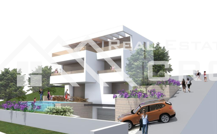 Ciovo properties – Newly built luxurious villa with a wonderful sea view, for sale