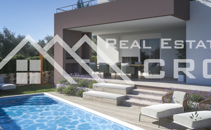 Beautiful modern villa under construction with pool, for sale (6)