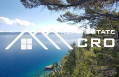 Excellent building land with a beautiful sea view, near Omis, for sale (1)