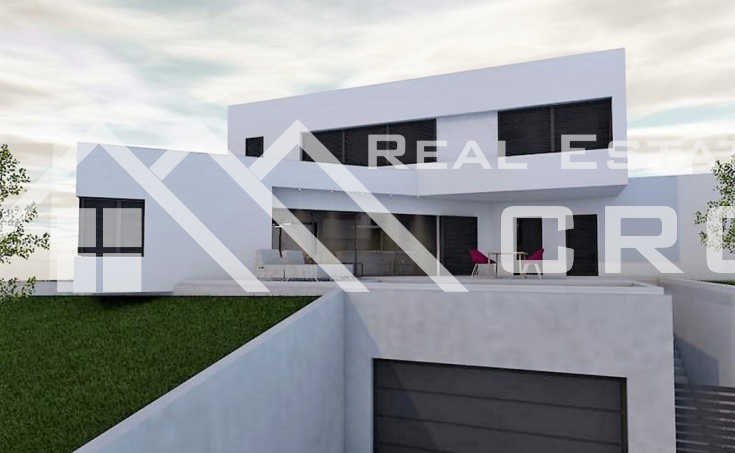 Building land with prepared project documentation, boasting a beatiful sea view, Omis Riviera, for sale (1)