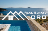 Luxurious newly built villa with a swimming pool and open sea views, suuroundings of Trogir, for sale (4)